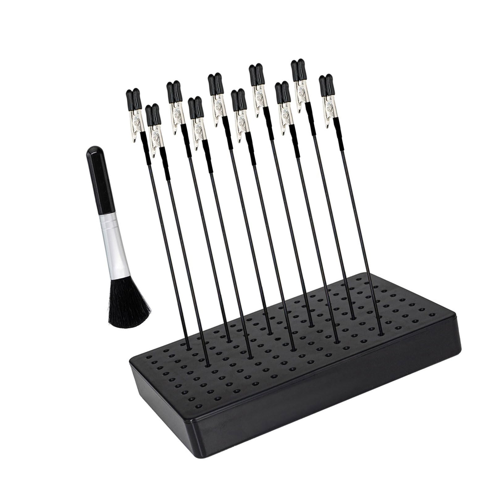 ordinarYone Handmade Model Painting Stand With Brush For Clay Sculptures And Figurines Drying Stable Base For Artists And Hobbyists