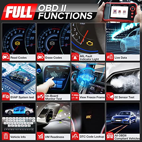 LAUNCH CRP123 V2.0 OBD2 Scanner, Engine, ABS, SRS, Transmission Code Reader Car Diagnostic Scan Tool, Full OBDII Modes Automotive Scanner, Live Data Stream Graph Lifetime Free Update by LAUNCH - Used condition - Image 3