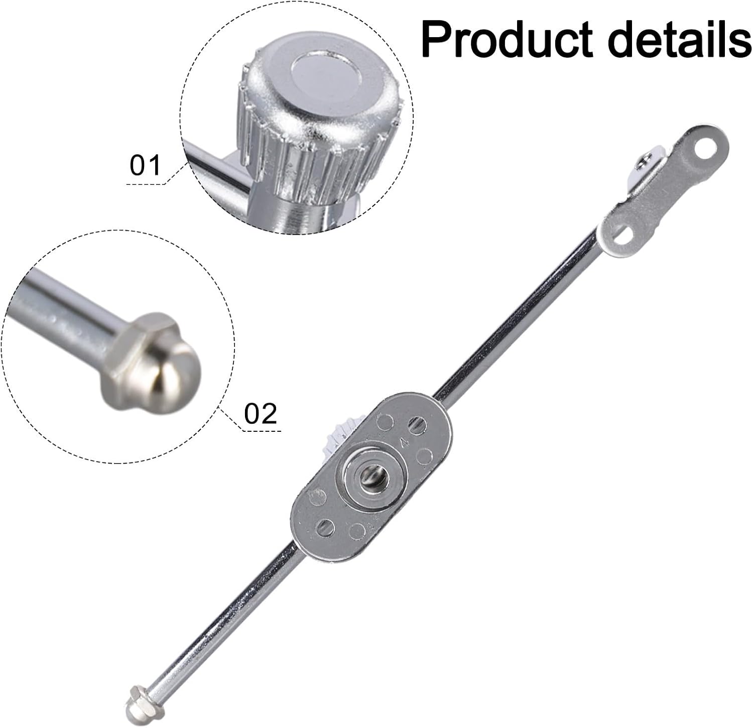 Steel 316 Marine Grade Hinge Boat Yacht Hatch Door Cabinet, Heavy Duty Butt Hinge with 6 Holes, 152x28mm, Silver (1 Piece)