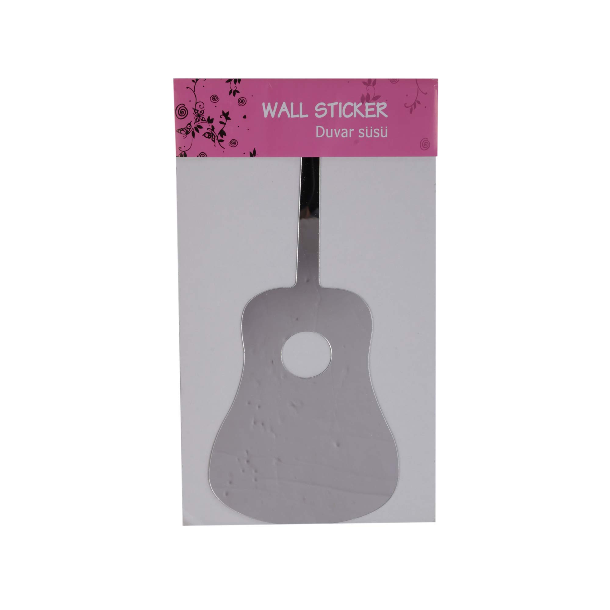 Bosphorus Aynalı Duvar Süsü (sticker) Gitar Şekilli