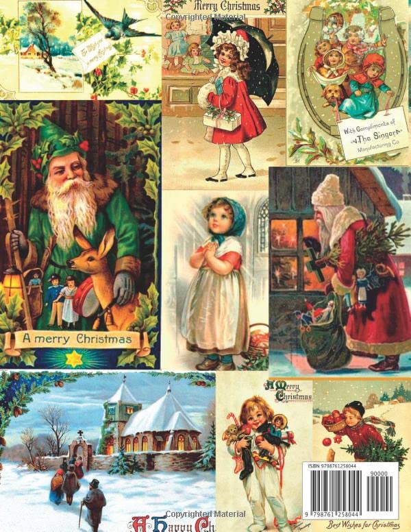 Christmas Vintage Ephemera: A Beautiful Collection of Ephemera Cards for Junk Journals, Scrapbooking, Collage Art, Decoupage, Mixed Media, Decoration (My Ephemera Shelf) image 3