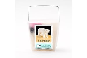 Polar Bear Needle Felting Kit: Craft a Wildlife Masterpiece with Wool IQ