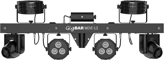 Audiosavings Bundle: Chauvet DJ GIGBAR Move ILS Kit w/Moving Heads/Derbies/Washes/Laser/Strobe Lights (2 Items)