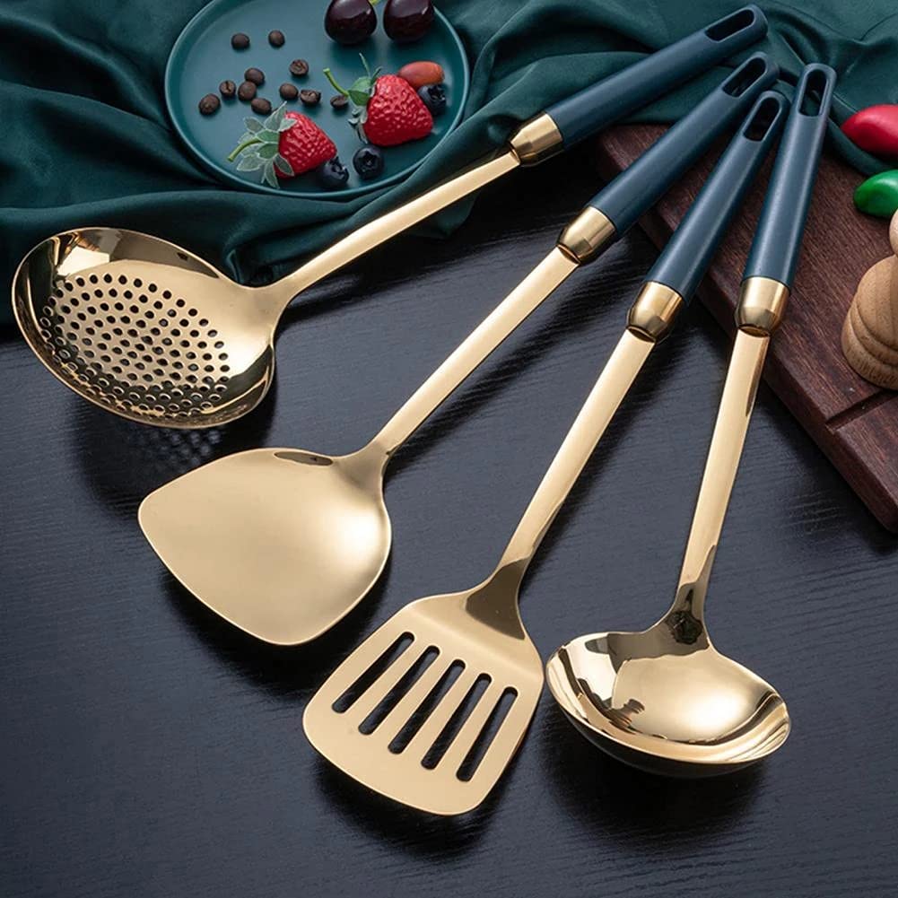 Portatile in Acciaio Inox/siviera/cucchiaino/spatola/spatola/Antiaderente Cucina Utensili da Cucina Utensili utensilios de cocina
