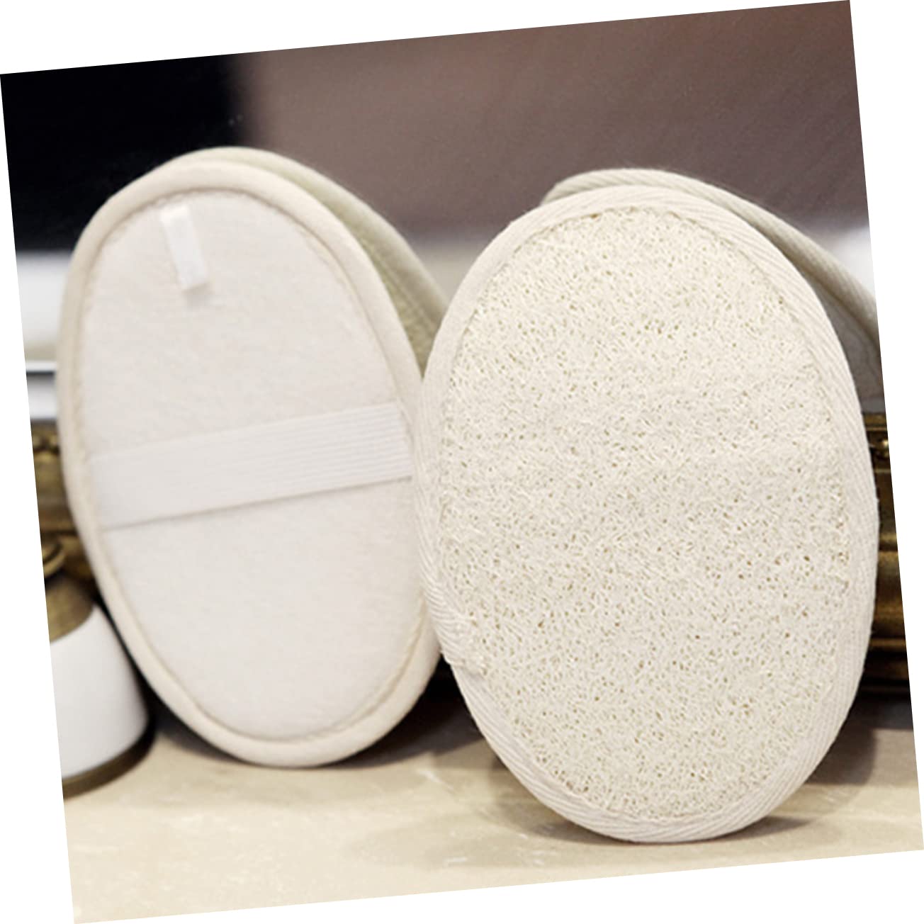 Healvian 12piezas Esponjas De Loofah Natural Exfoliantes Suaves Para Baño Limpieza Profunda y Cuidado Corporal Accesorios Ecológicos Para Piel y Elástica