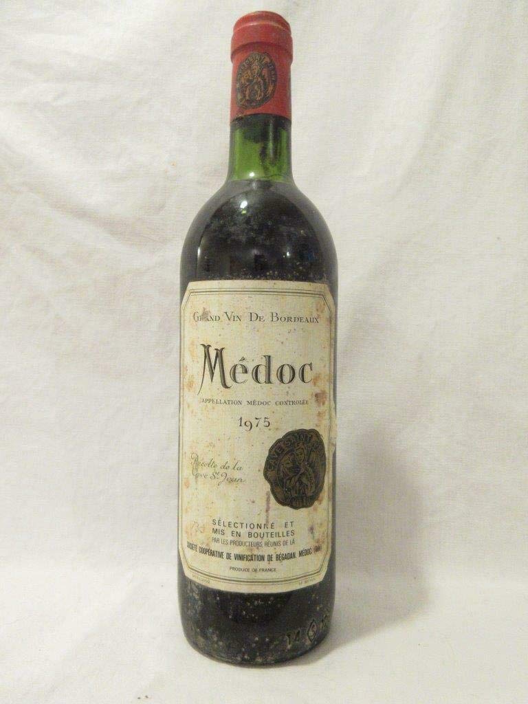 médoc coopérative de bédagan cave saint-jean rouge 1975 - bordeaux france