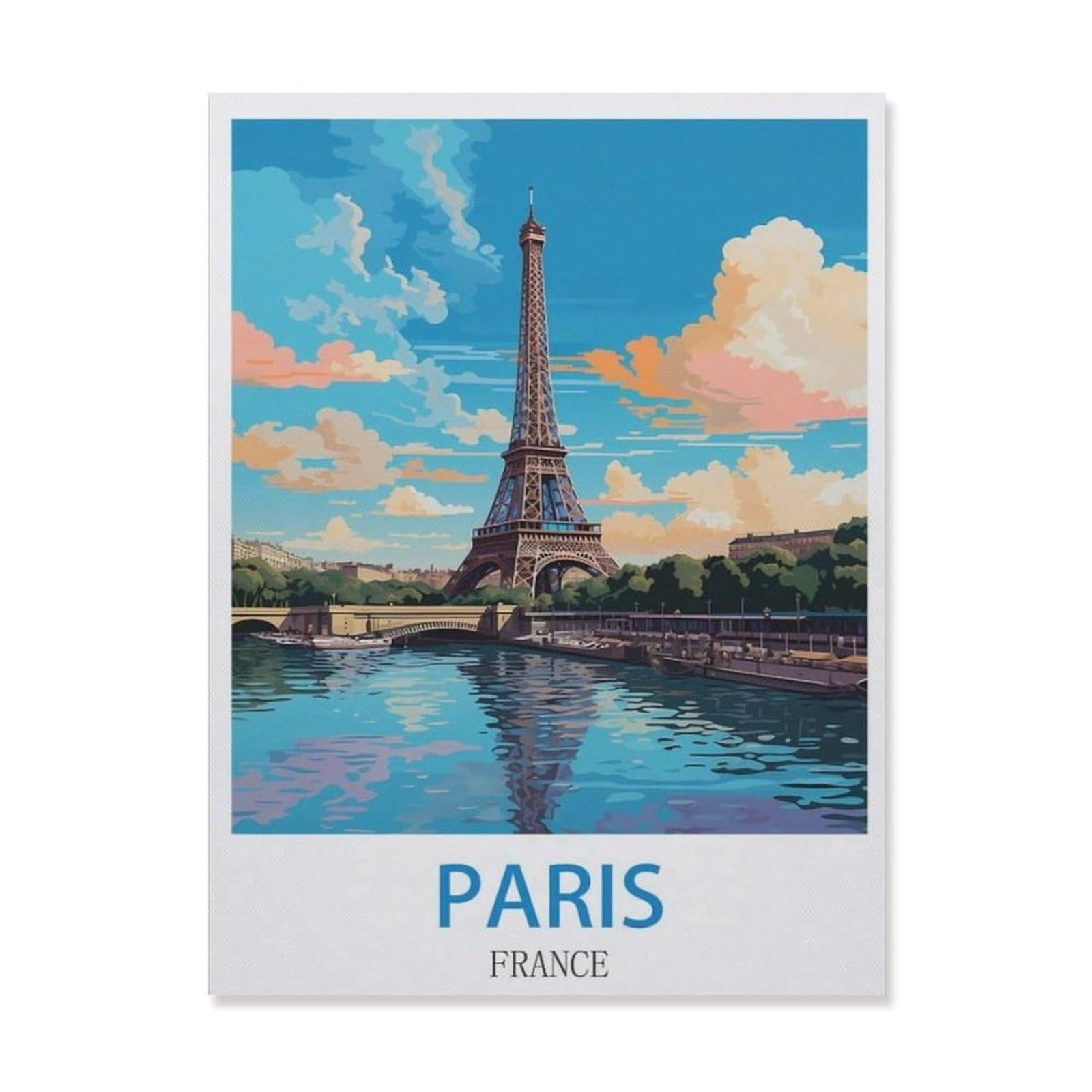 Tin Sign，Paris France，Personalized Tin Sign Vintage Sign for Wall Outdoor, Indoor, Street, Office, Home,Bar Man Cave Decor(15x30cm）6x12 inch-EF60