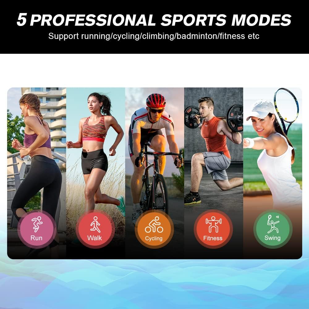 Fitness Tracker Watch for Women, Smart Watch Fitness Activity Tracker with Heart Rate Monitor Watch, Sleep Monitor Tracker with Pedometer, Exercise Distance, Calorie, Fitness Watch for Women and Men : Sports & Outdoors