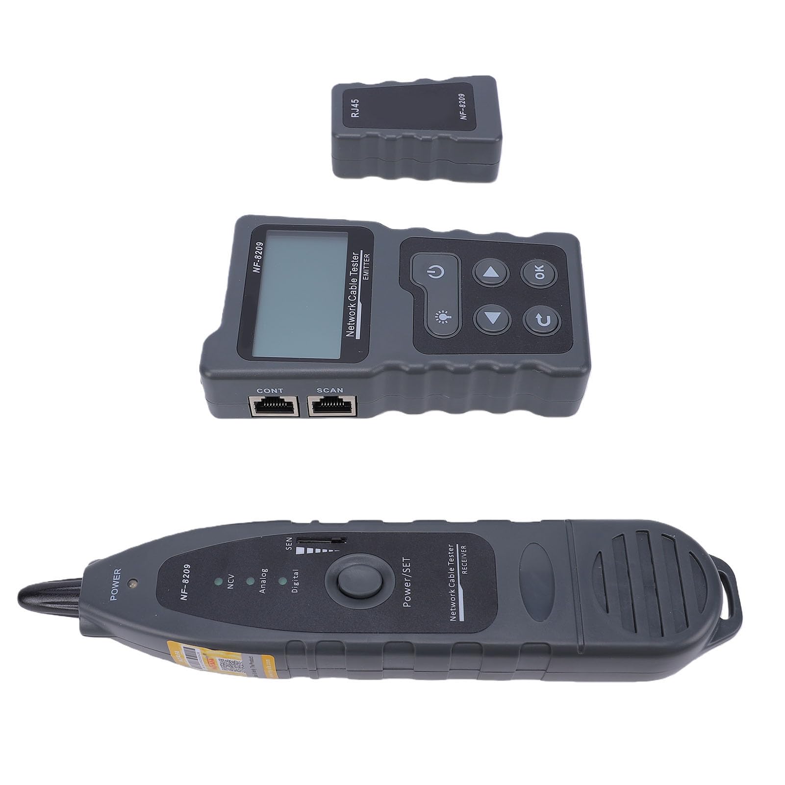 Acouto Netzwerkkabeltester Industrieller Sensor NF-8209 Digital Analog