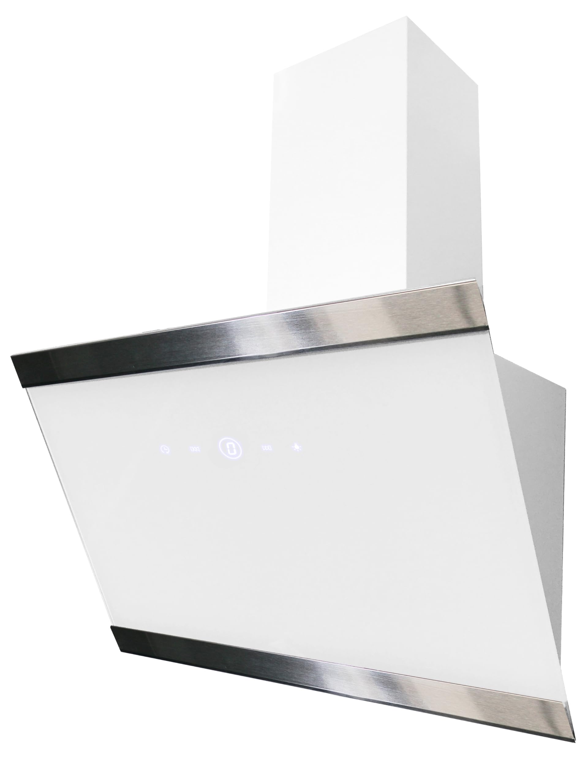 Respekta Scala per cappa inclinata CH89160W-20, 60 cm, Touch Control, bianco, A+++