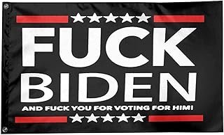 Fuck Biden Flag Garden Flag Anti Biden American Backyard Flag Trump 2024 American Outdoor Flag Decoration Home Flag 3x5 Feet