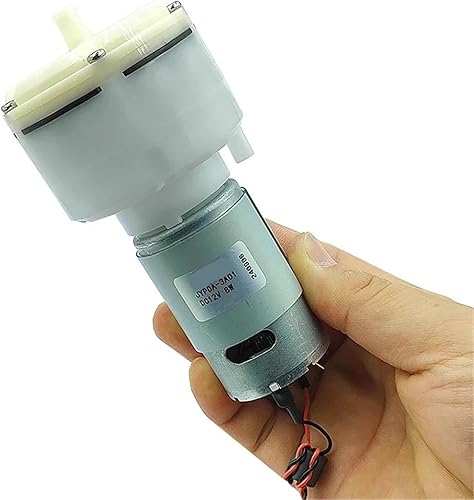 JYPDA-3A01 Mini 555 Bomba de aire 12V 8W Micro 2.362 in Diafragma Vacío Bomba de succión de presión negativa DIY Inflador Packer