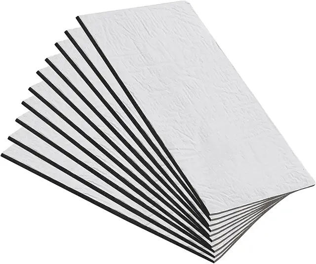 Pannelli Fonoassorbenti Auto 10 Pezzi - Isolamento Acustico e Termico