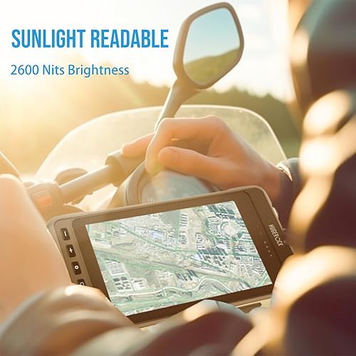 Miniatura 6 de X70 - Tablet resistente para motocicleta y bicicleta, cámara de navegación, monitor de campo, tableta Android ultra brillante de 7 pulgadas, octa