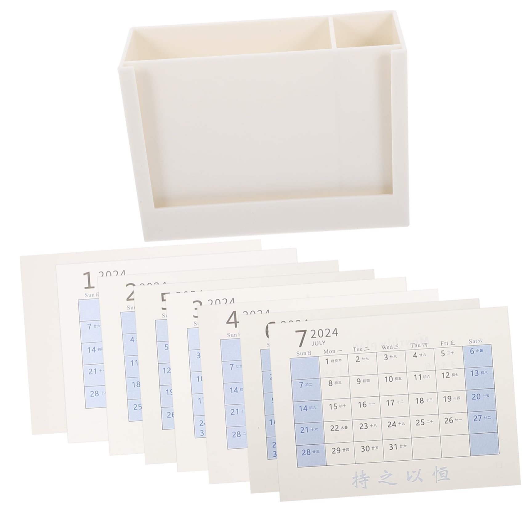 TEHAUX 5piezas Portalápices De Plástico Multifuncional Compartimentos Para Oficina y Maquillaje Organizador De Escritorio Soporte Para Lápices y Cepillos De Cosméticos Diseño Moderno