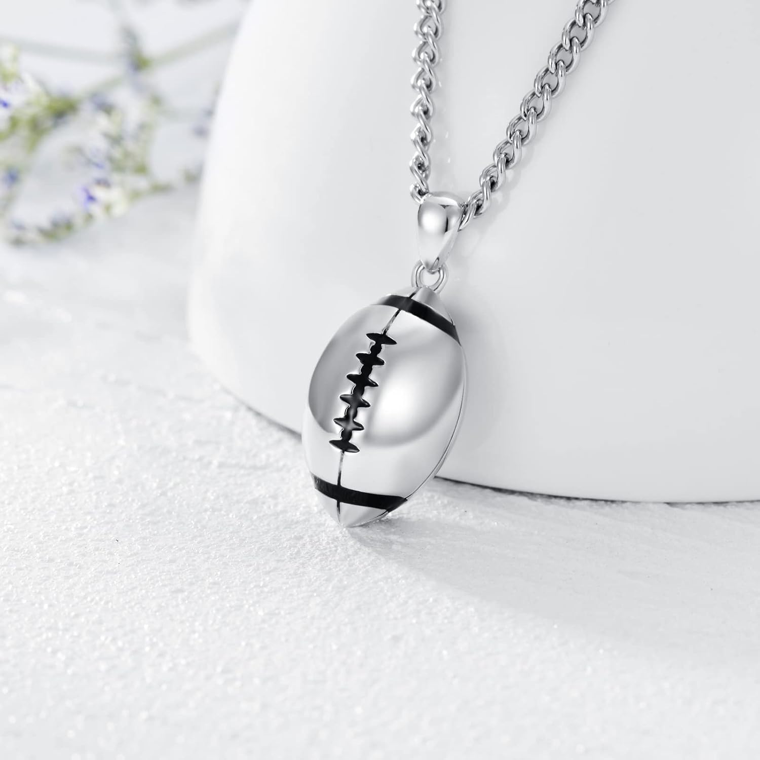 925 Sterling Silver Sport Necklaces I CAN DO ALL THINGS Bible Verse Cross Pendant Sports Fan Gifts for Men Women Athletes Sport Lovers - Image 2