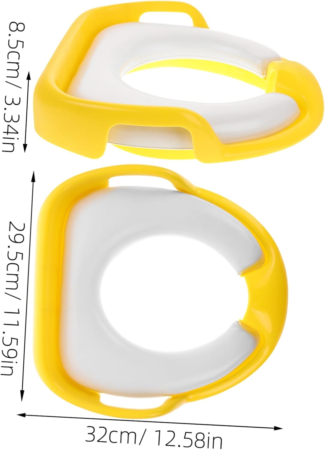 LIFKOME Boy Girl Potty Training Seat with - Soft Cushion Double Handle Design for Boys and Girls Boy Girl Potty Seat with Splash Guard for Toilet Training