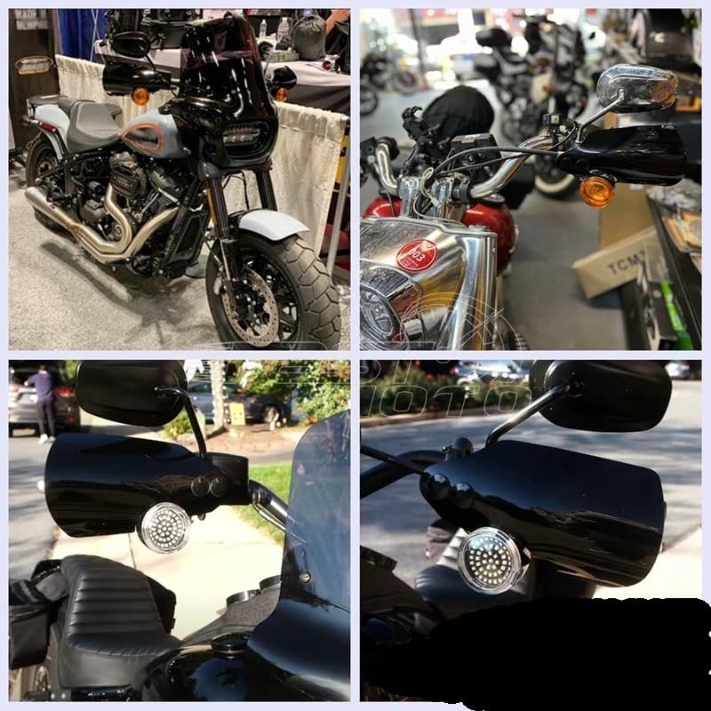 Déflecteur de vent robuste et protège-mains de moto profilé