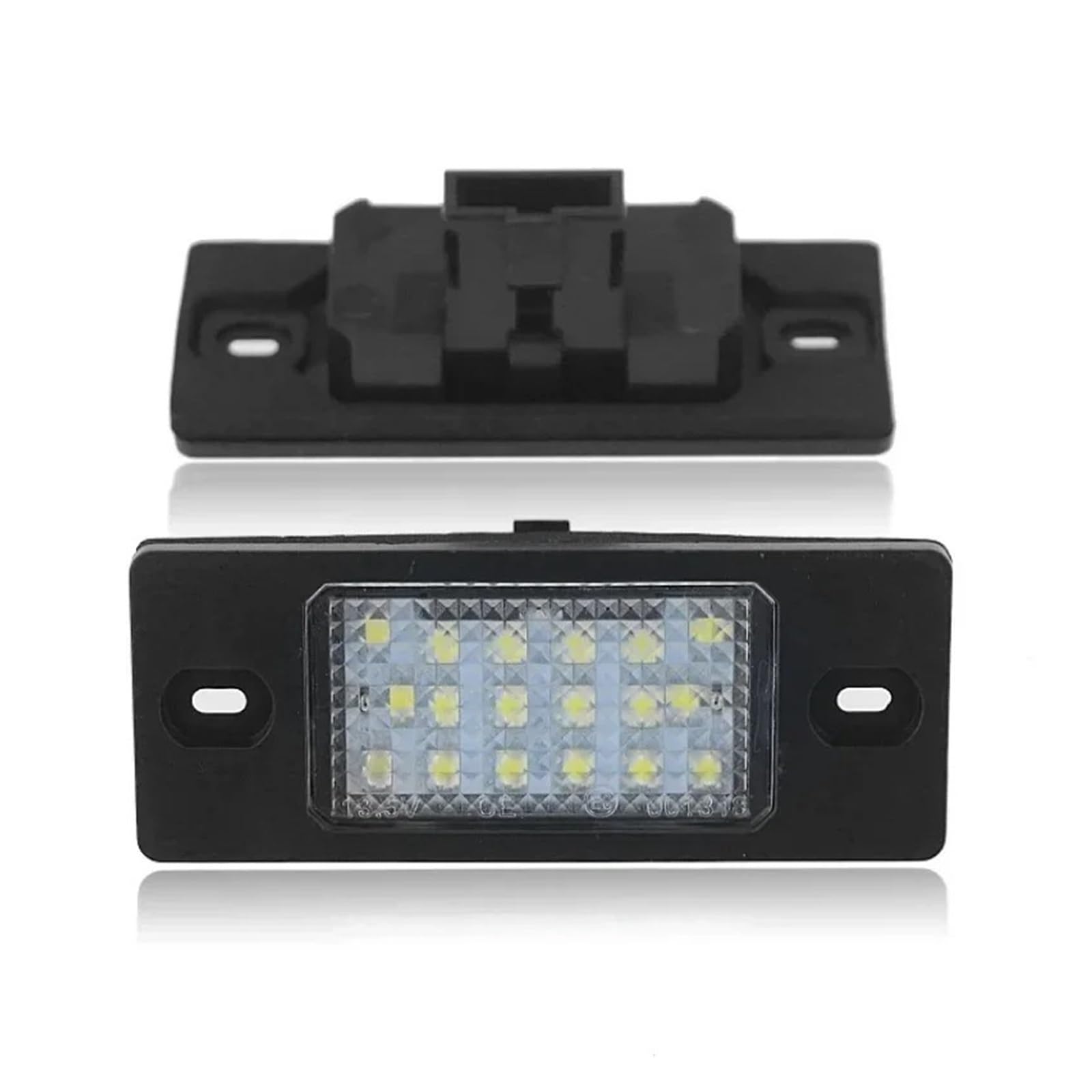 para VW Golf 5 Touareg MK1 Tiguan 2007-2011 Passat B552pcs Canbus Sin Error 12V Luz LED Blanca para Matrícula de Coche