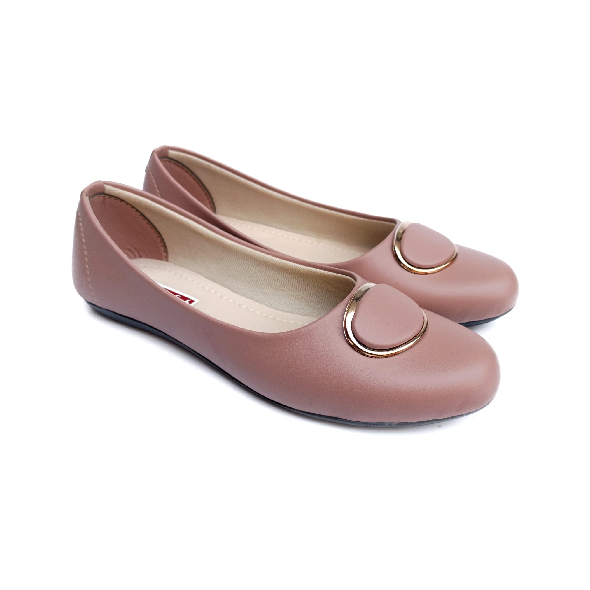 Womens Casual Flat Buckle Bellies (Peach, Numeric_4) (B09SQ8BCTL) Amazon Price History, Amazon Price Tracker