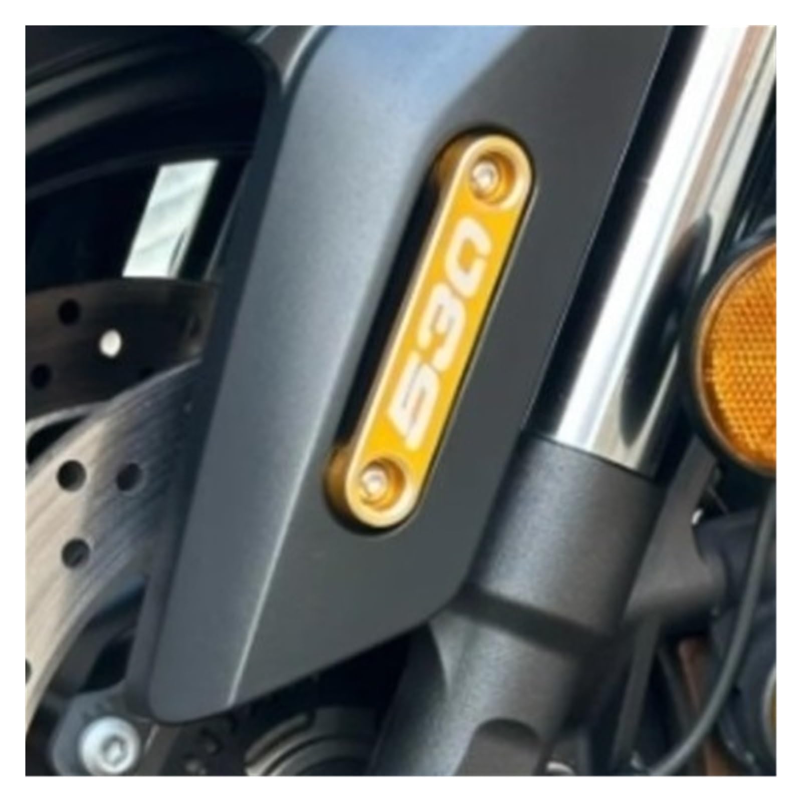 Accessori CNC for moto Copertura asse anteriore Pannello laterale Copertura decorativa compatibile con TMAX 530 TMAX 530 SX/DX 2015-2019(Black)