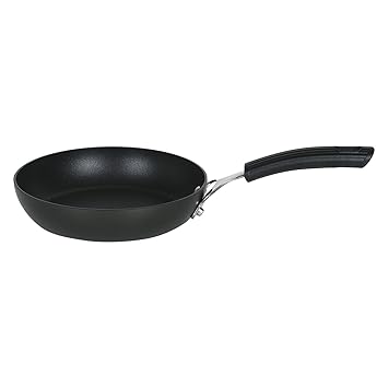Circulon Origins Hard Anodised Aluminium Non-Stick Frypan | Frying Pan Big Size| Pan for Omelette | Non Stick Frying Pan Induction Base | Nonstick Fry pan for Cooking, 2.08 Liters/24cm, Black