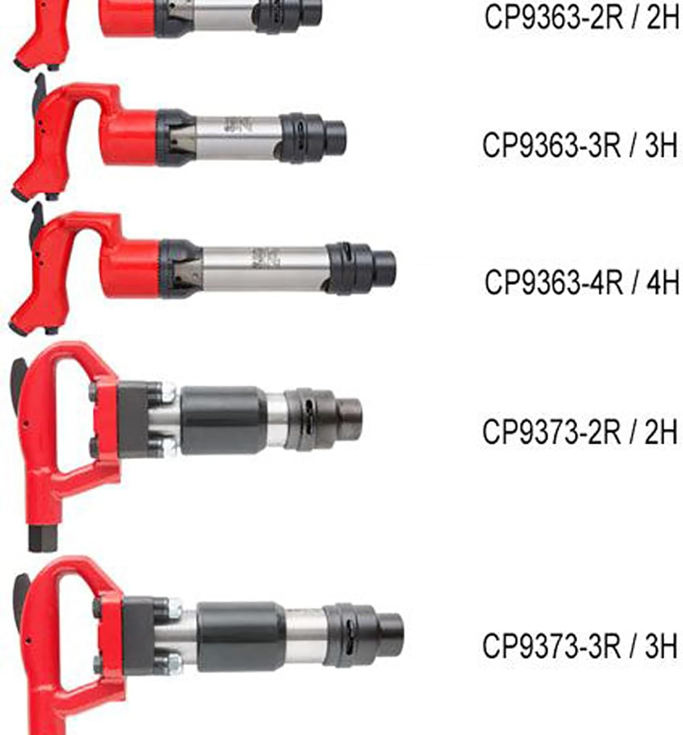 Chicago Pneumatic CP9362-2R - Air Chipping Hammer,0.68 Inch (17.2 mm), Round Shank, Stroke 1.73 in / 44 mm, Bore Diameter 0.87 in / 22 mm, 2800 Blow Per Minute, Welding Equipment Tool, Air Hammer