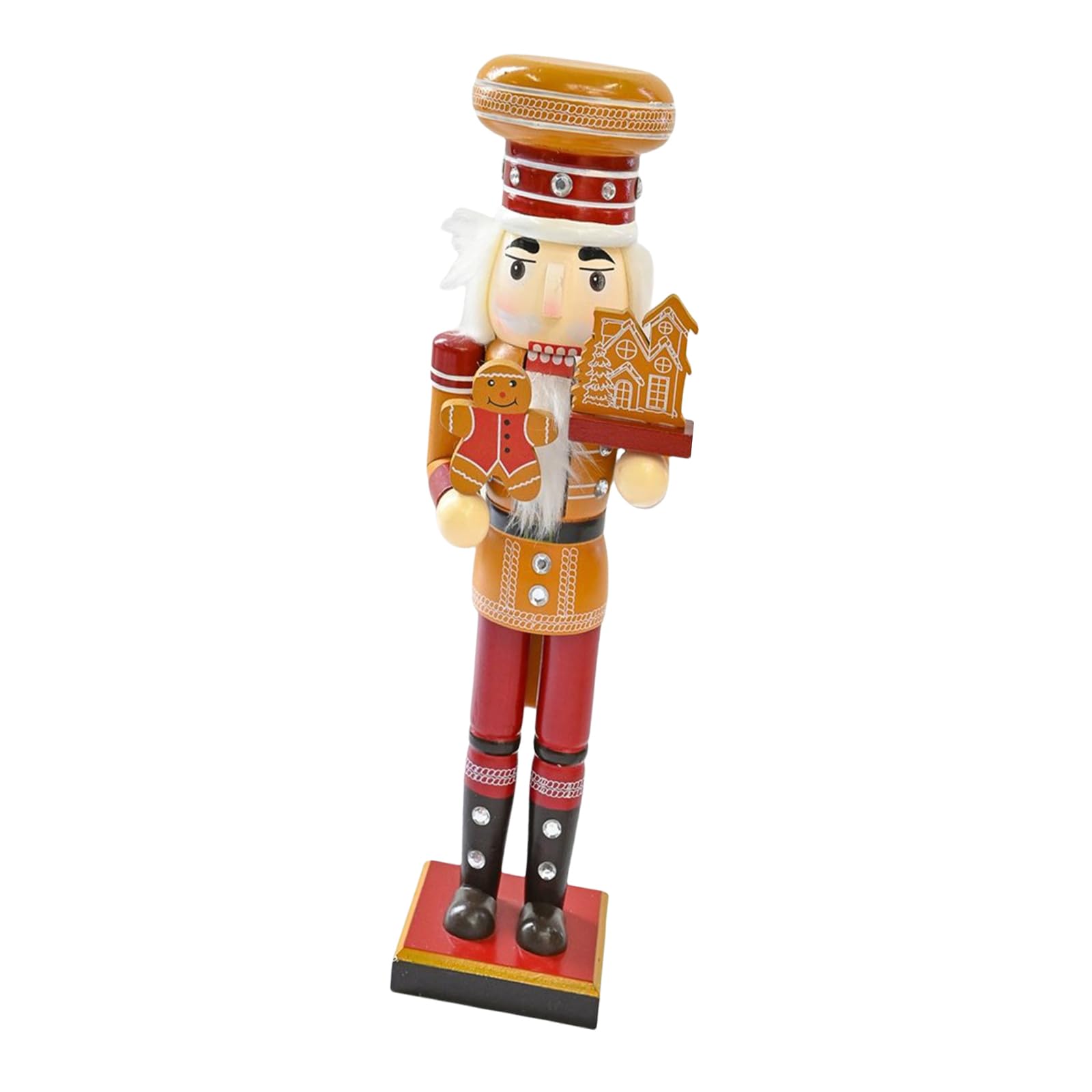 Pangboer D Festival Nutcrackers Soldier Ornament Elicate Christmas Woo Nutcrackers Soldiers Han Painte Festival Ecoration Painte Dolls