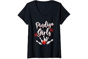 Womens Bowling Team Pindigo Girls Bowler T-Shirt With Fun Pun For Players