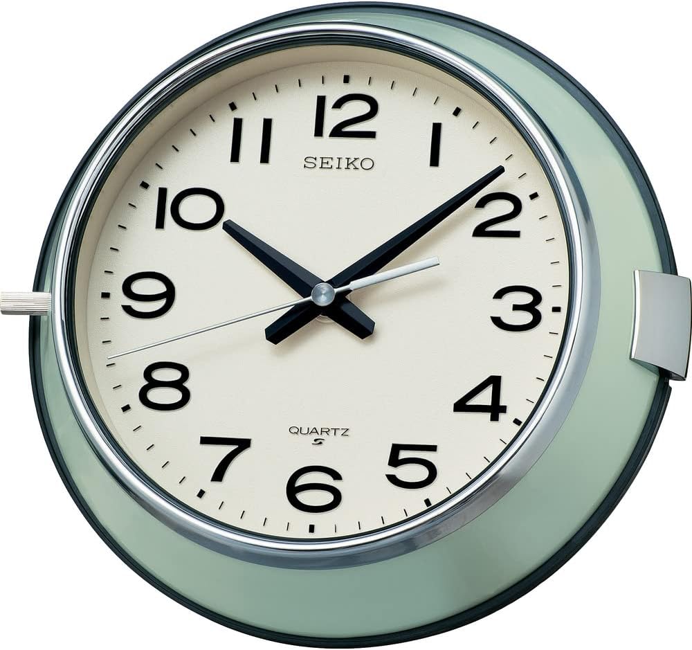 セイコークロック(Seiko Clock) 掛け時計 レトロ アナログ 防塵型 