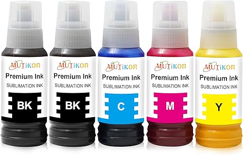 Reemplazo de tinta de sublimación de 16.9 fl oz compatibles con impresoras ET-2760 ET-2800 ET-2850 ET-4700 ET-7750 ET-2400 ET-2720 ET-2803 ET-15000
