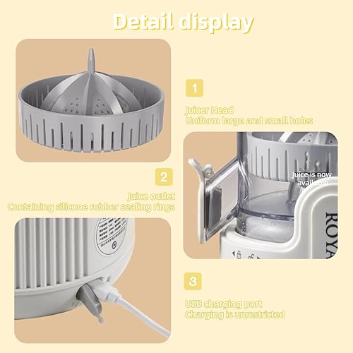 Miniatura 7 de Máquina exprimidora de prensa en frío para un alto rendimiento de jugo, exprimidor de masticación lenta, fácil de limpiar, máquina extractora de