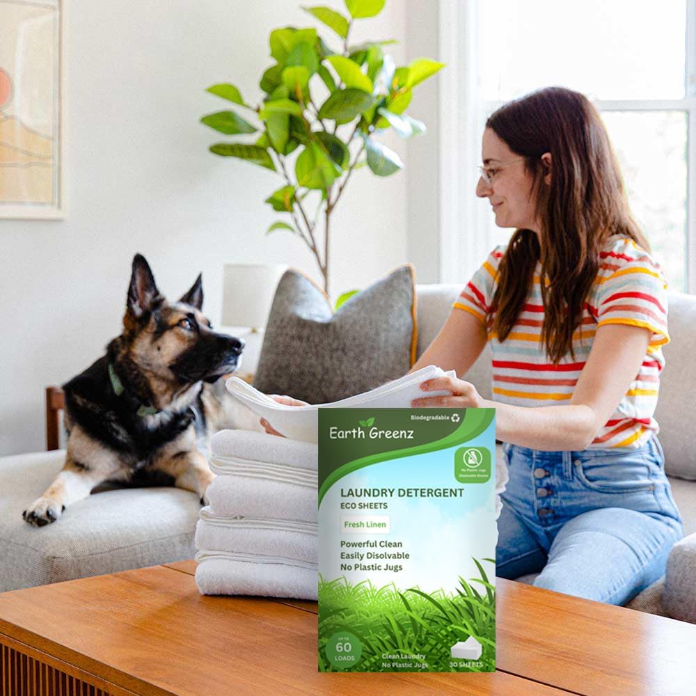 Laundry Deternt Sheets - Fresh Linen - No Plastic Jug 30 Sheets