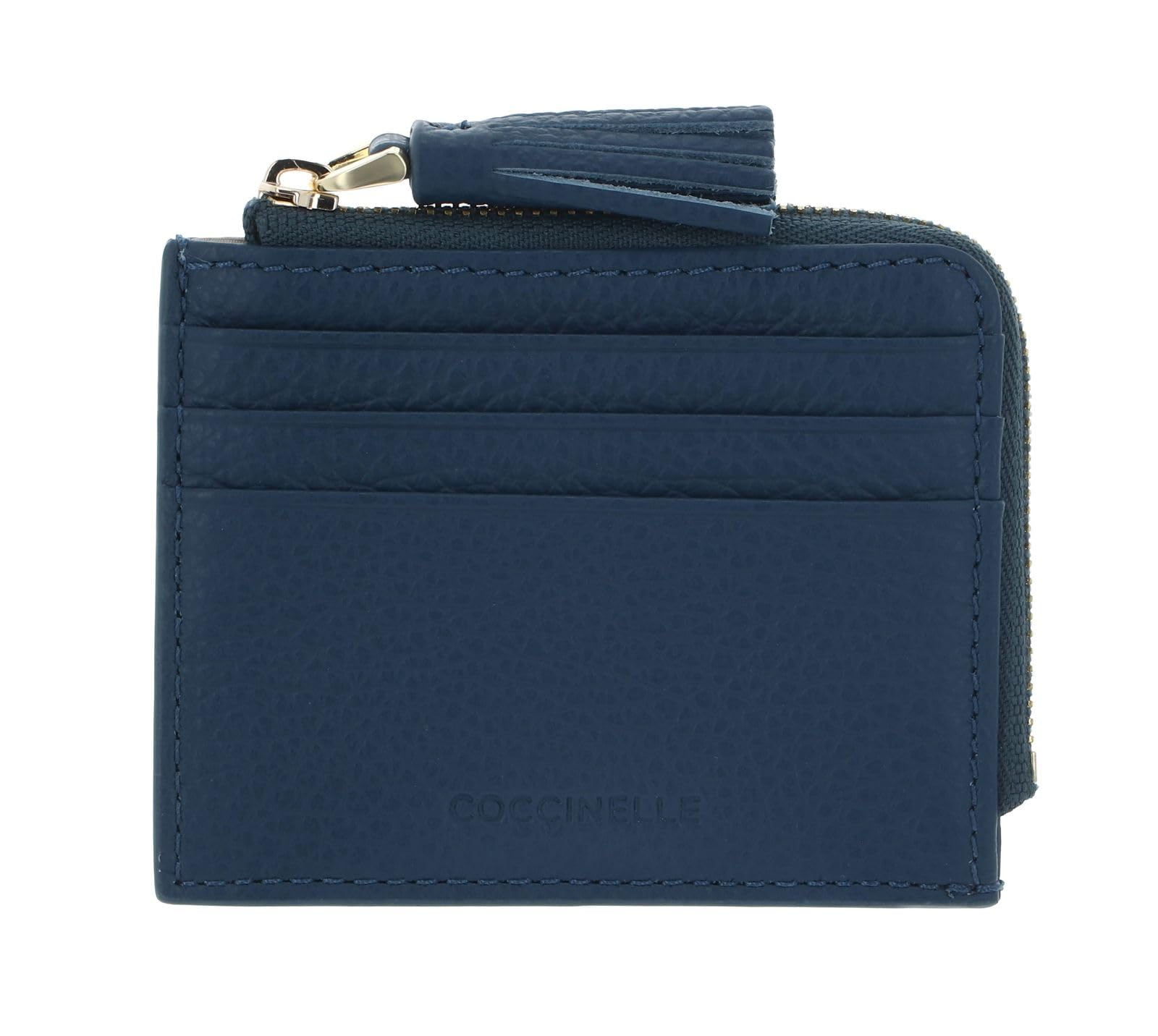 Coccinelle Pelle porta carte di credito Tassel Credit Card Holder Deep Blue