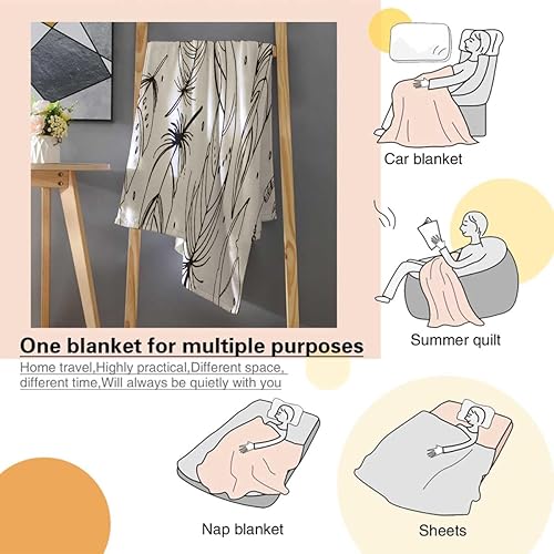 Miniatura 4 de Cobijas para Invierno Pluma Decoración Creativa Mantas Personalizadas Decorativas 40 Pulgadas X 60 Pulgadas