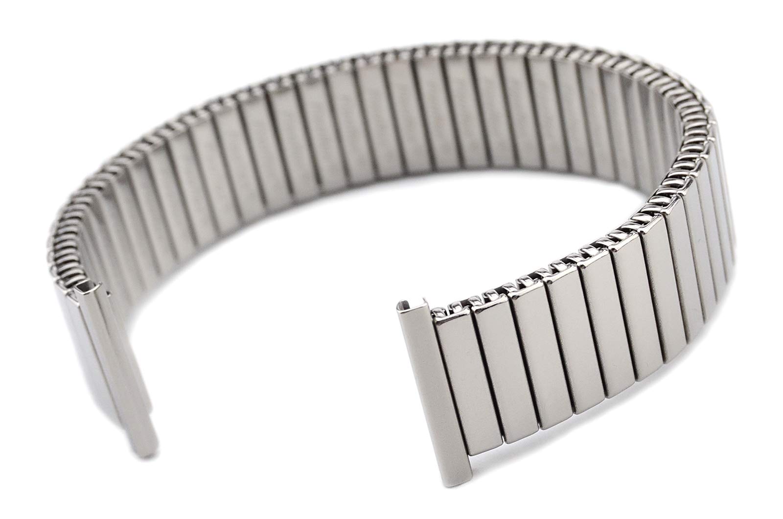 Sulla Rowi Fixoflex S Zugband L316 Edelstahl Uhrenarmband Made 18 mm Silber