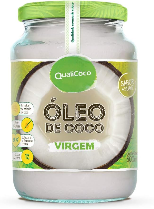Óleo de Coco Virgem Qualicoco 500ml Óleo de Coco Virgem Qualicoco 500ml
