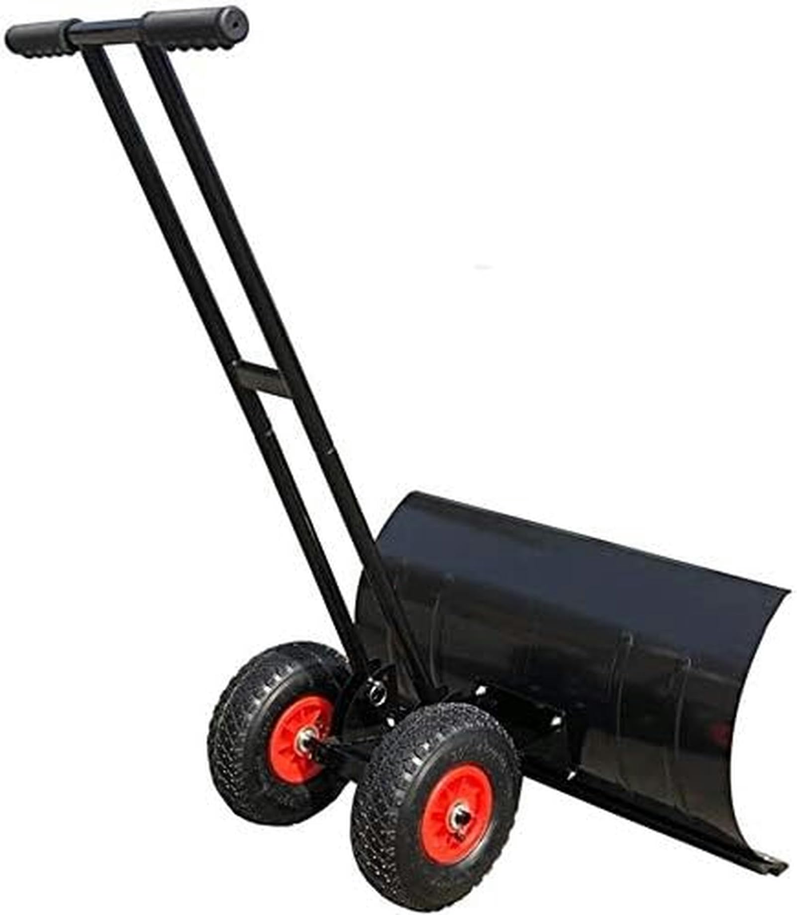 Łopata do śniegu Rolling Snow Pusher| Wytrzymały i wydajny pług do śniegu odpowiedni do odśnieżania podjazdów lub chodników
