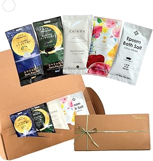 プチギフト 入浴剤 5種×1セット 個包装 包装済 退職 お世話になりました おしゃれ お礼 【5種】