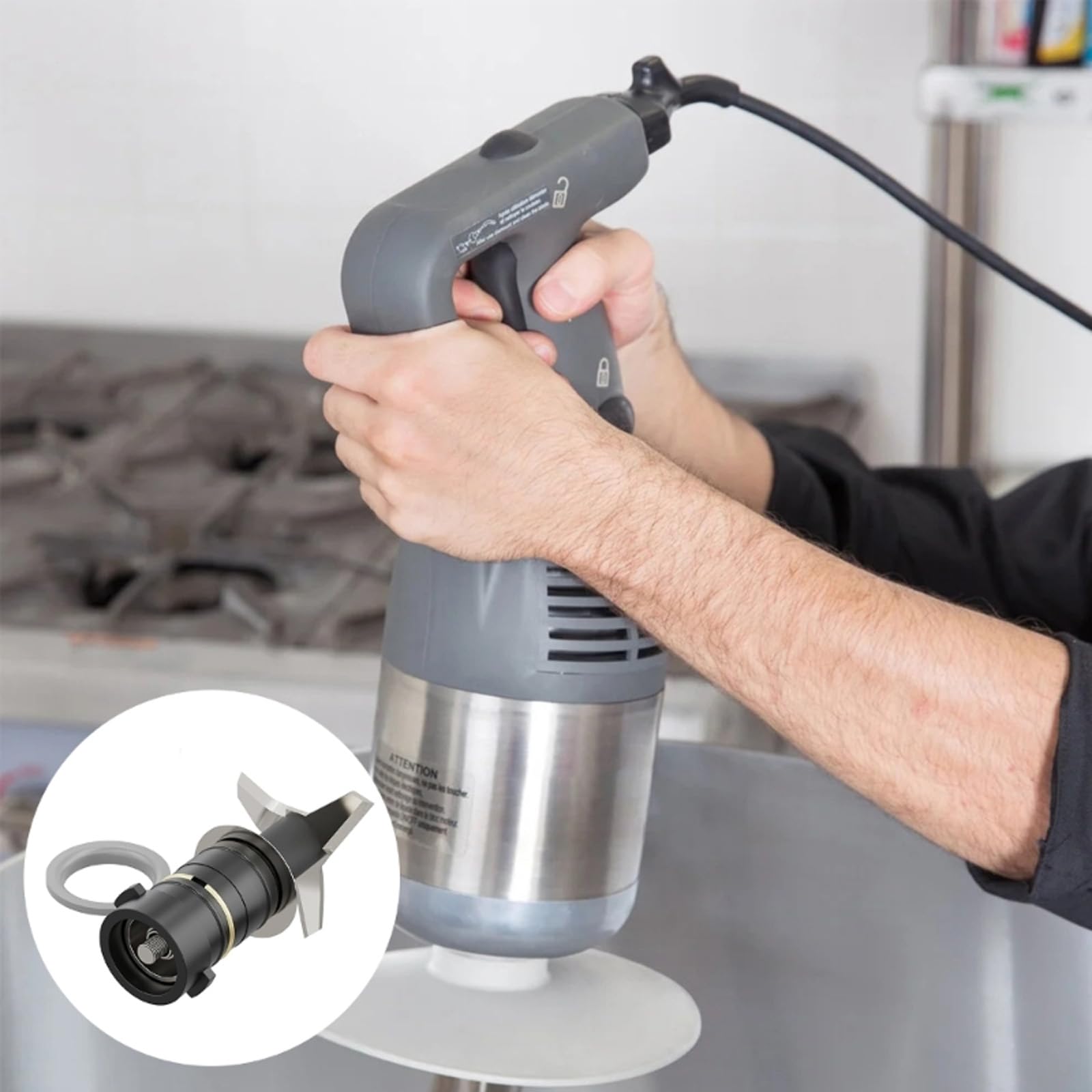 Gruppo Lama Ricambio in Acciaio Inossidabile 39345 per MP550A MP600 MP800 Elettrodomestici da Cucina Commerciali Lama Miscelatore in Acciaio Inossidabile