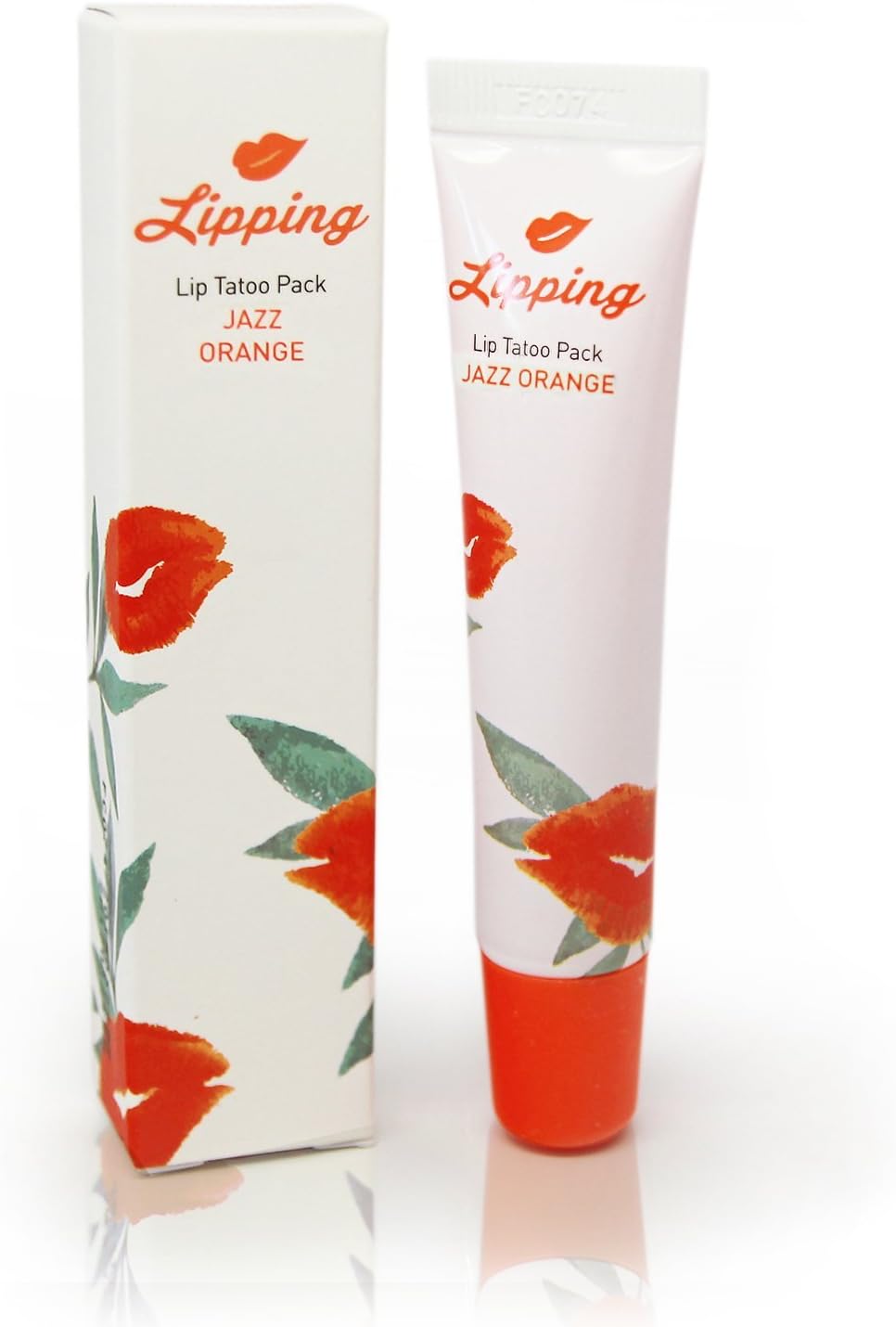 Lipping Moisturizing Lip Tint, Long Lasting [All Day Formula] Glossy Liquid Lip Color Stain and Repair Balm [Non Smudge] with Keratin and Collagen - 15g - [Vivid Orange]