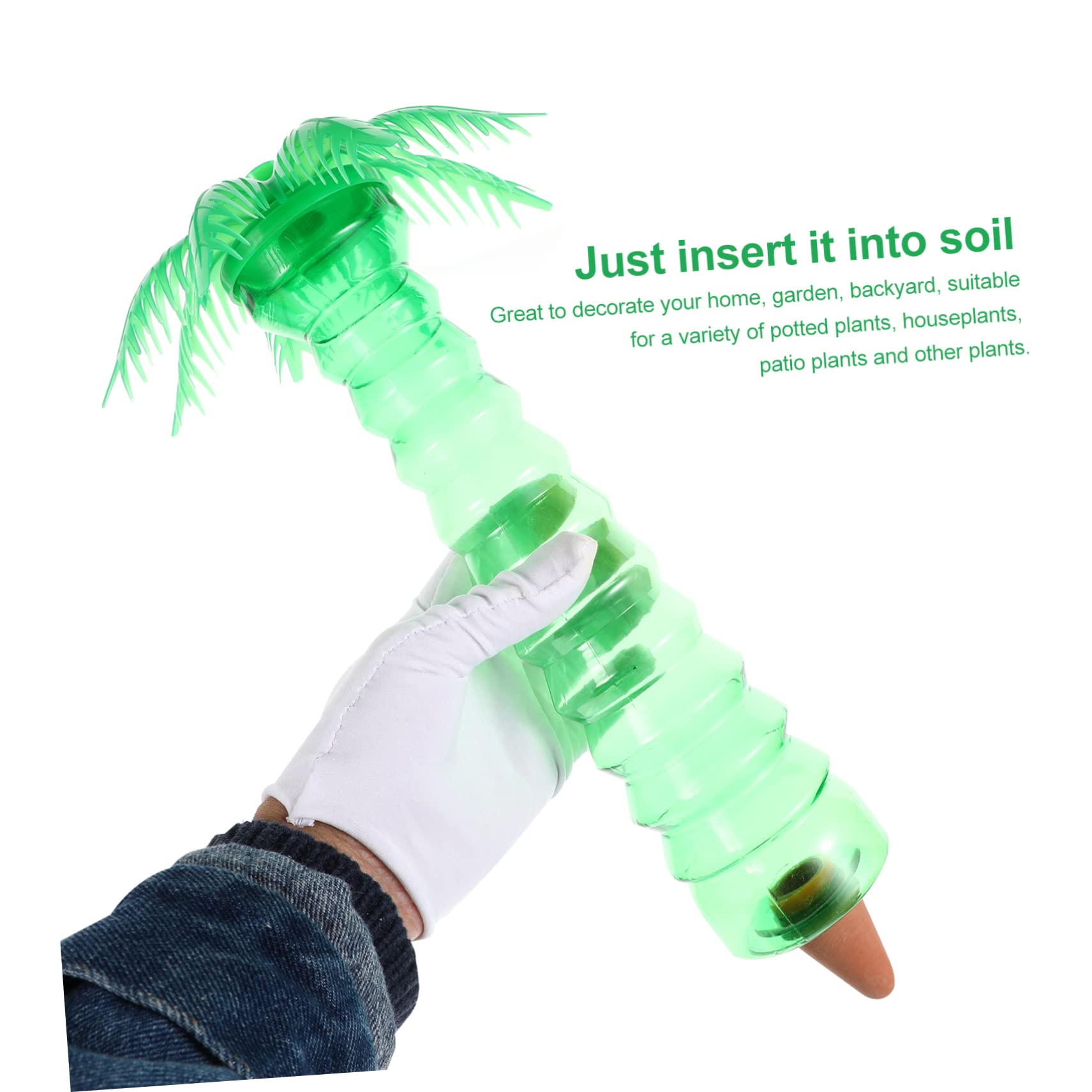 HEMOTON 2 Set Irrigatore per Fiori Pigro Grandi Bulbi di Irrigazione di Irrigazione Automatica per Esterni Piantatrice Auto-Irrigante Bulbo di Irrigazione Globi di 2 Pezzi*2