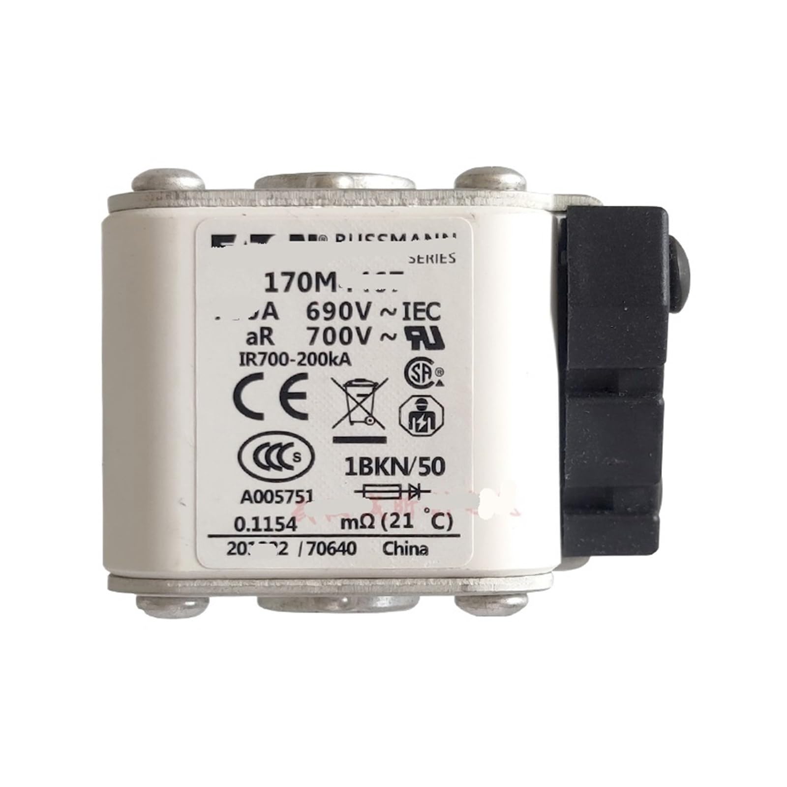 Fusible 170M4468 Bussmann 690V 630A pour protection industrielle - 3