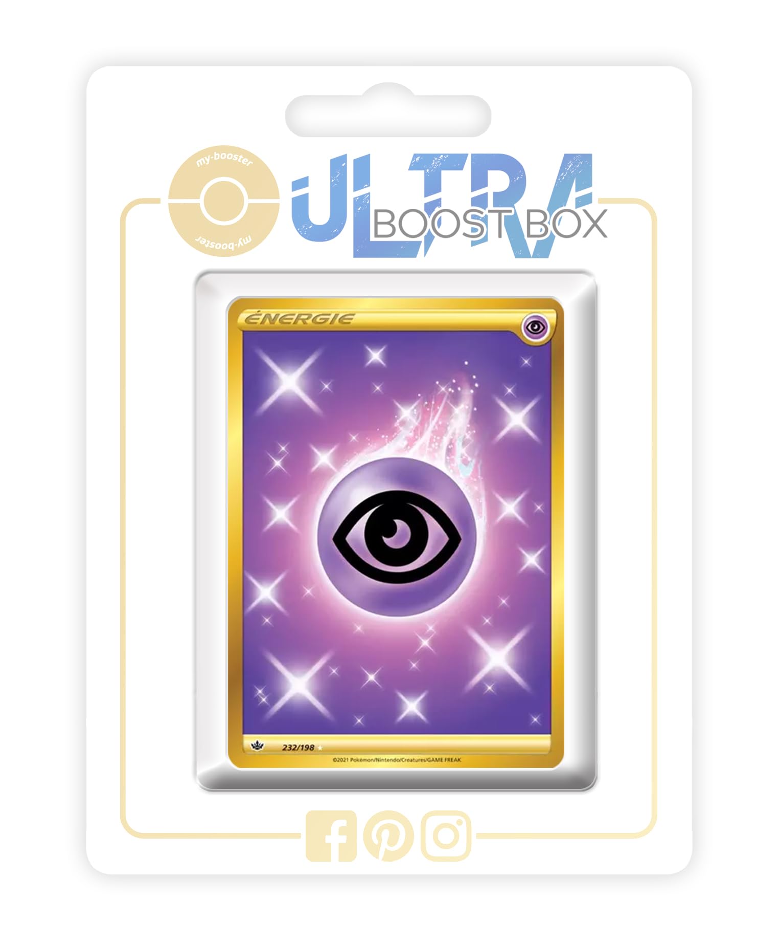 Énergie PSY (Psychic Energy) 232/198 Shiny Gold Energy - my-booster X Écarlate et Violet 6 Règne de Glace