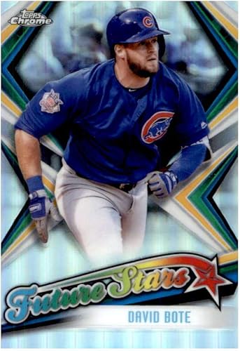 2019 Topps Chrome Future Stars Refractors #FS-4 David Bote Chicago Cubs Baseball Card