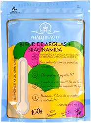 PhálleBeauty Argila Em Pó Blend De Argilas + Niacinamida Phállebeauty 100 G