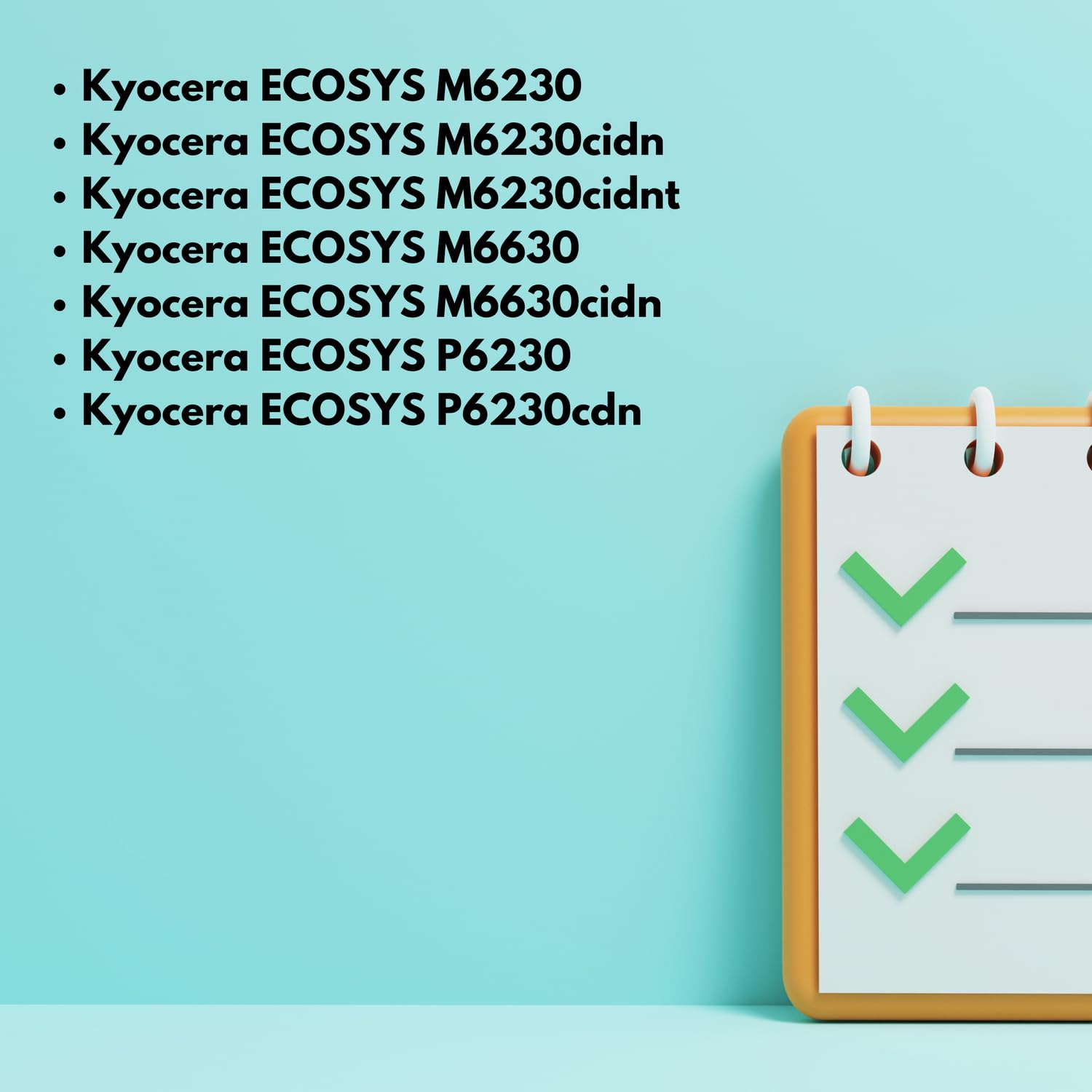EVOKE TK5270 TK-5270 Toner Kompatybilny z Kyocera M6230 M6230cidn M6230cidnt M6630 M6630cidn P6230 (Zestaw CMYK) 26000 Stron
