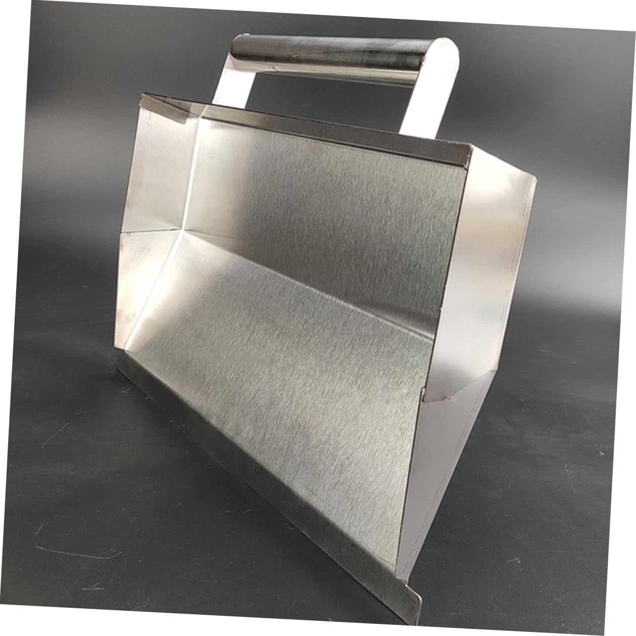 Frattone per Rasatura in Acciaio Inox Argento, Antiruggine | Utensile Multiplo per Muratura e Intonaco, Finitura Cemento e Pareti Interne