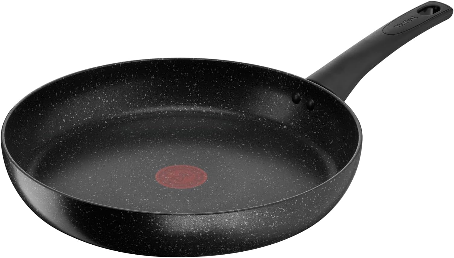 Tefal Titanium Stone Strength Frying Pan 30cm, High-Performance Non-Stick Coating, Metal Spatula Safe, All Hobs Including Induction, E1050745, Black