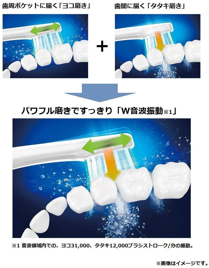 Amazon.co.jp: パナソニック 電動歯ブラシ ドルツ ピンク EW-DP52-P 